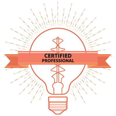 certified professional badge